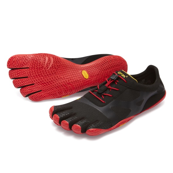 Panske Botasky Vibram Slovensko - FiveFingers KSO EVO Čierne / Červené | 4530UHJRW